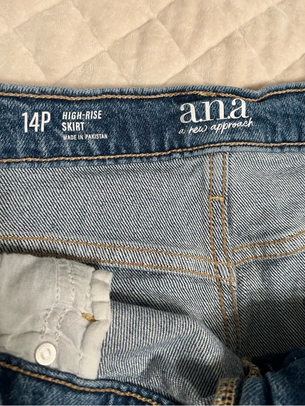 a.n.a a new approach Blue Denim Maxi Skirt - Picture 5 of 10